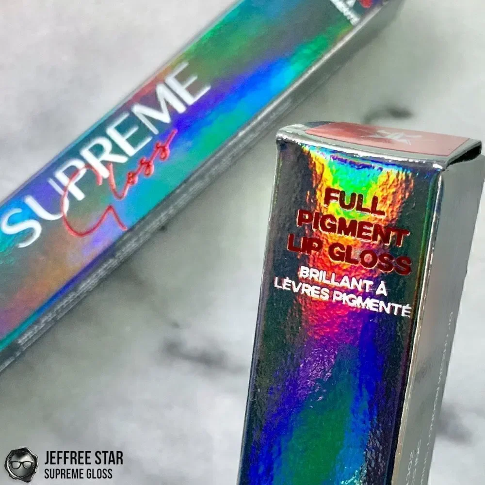 JEFFREE STAR HALLOWEEN 21 SUPREME GLOSS FULL PIGMENT LIP COLOR DEVIL HORNS RED
